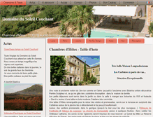 Tablet Screenshot of domaine-soleil-couchant.com
